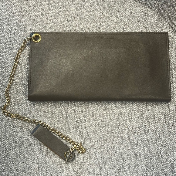 Swank Brown Leather The Roadster Long Biker Wallet on Chain attaches to Belt - Picture 1 of 6